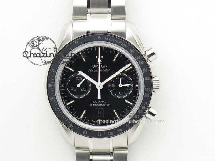 0403 HighQuality De Ville Chronograph SS OMF 1:1 Best Edition White Dial On SS Bracelet A 8151